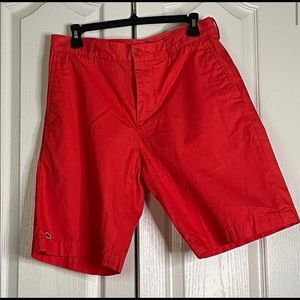 Lacoste Orange shorts